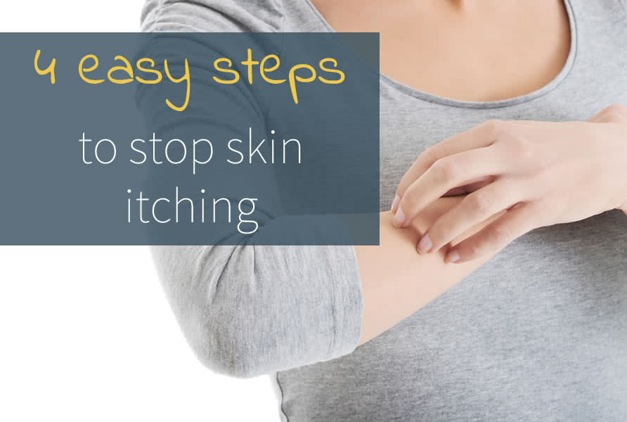 How can you prevent skin rashes from itching?