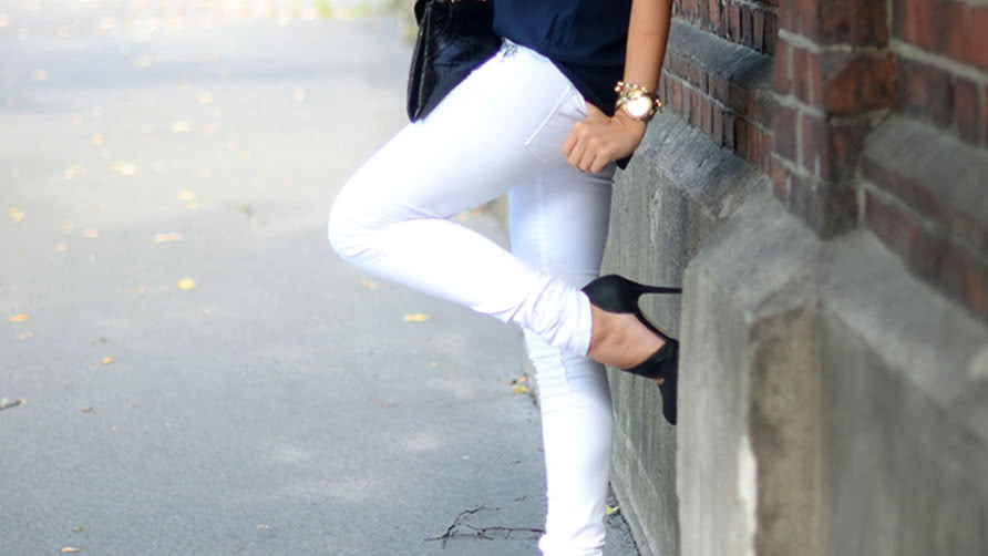 white pants