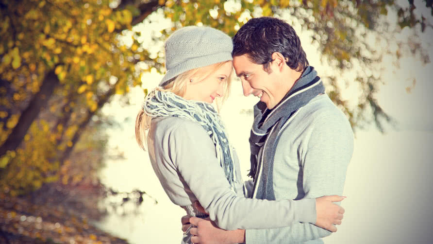 couple during fall