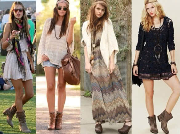 Hippie clothing dresses