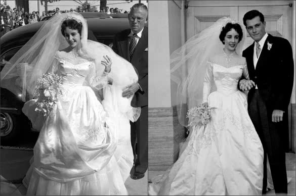 Elizabeth Taylor wedding dress