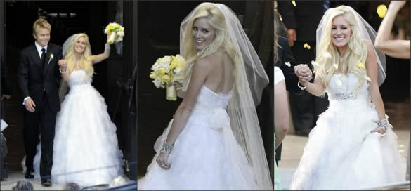 Heidi Montag Wedding Dress