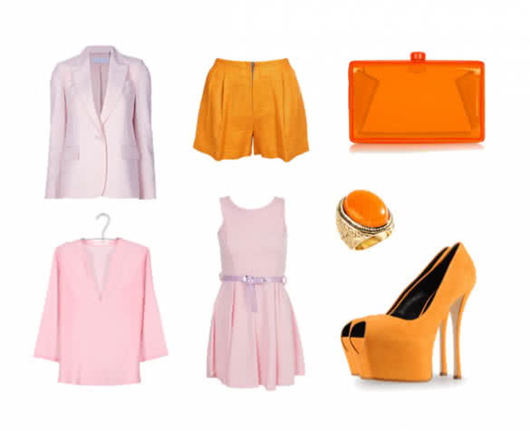 Pink and Orange clothes ideas