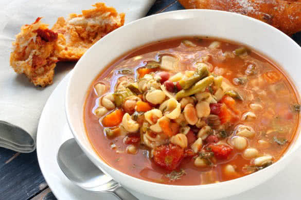 soup with vegetables