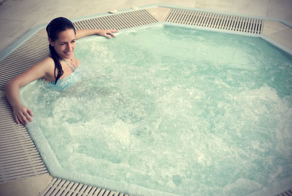Woman At Hydrotherapy
