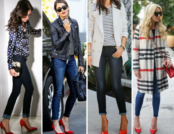 5 Easy Red Shoes Outfit Ideas