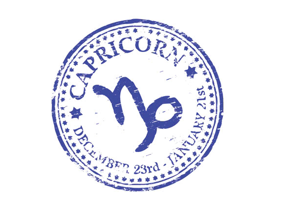 capricorn sign with date