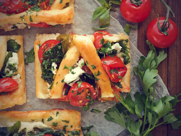 vegetable focaccia