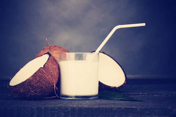 Coconut milk and coconut