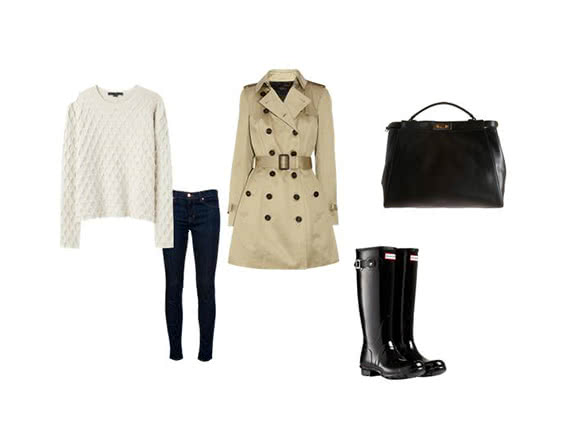 Burberry Prorsum Trench Coat Outfit Combination