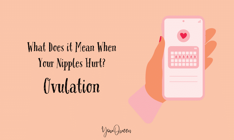 What Does it Mean When Your Nipples Hurt - Ovulation - graphics by YouQueen.com