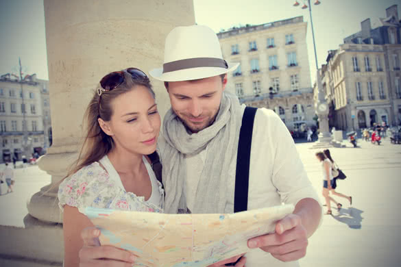 tourist couple