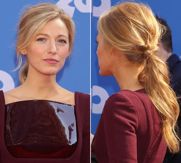 blake-lively-Low-twist-ponytail-hairstyle