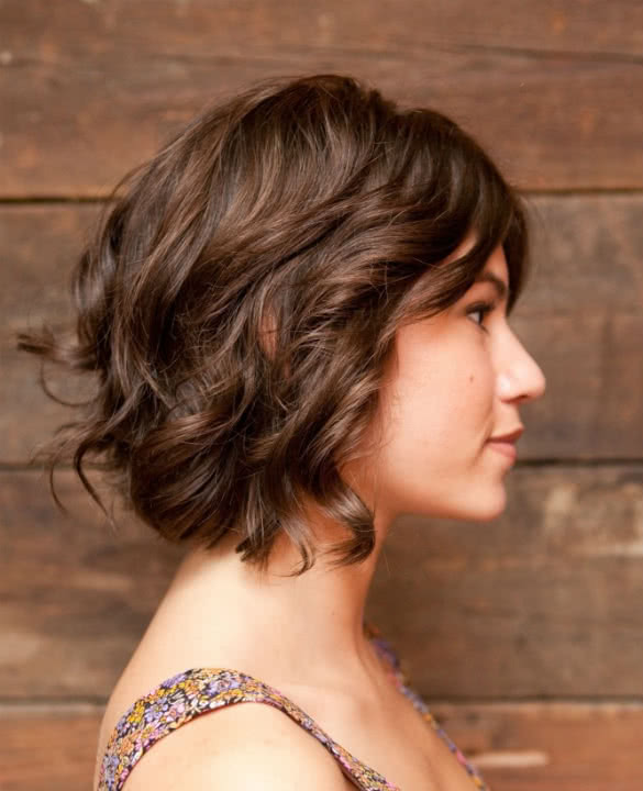 Short Layered Hairstyles Curly Hair
