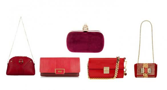 red handbags collection