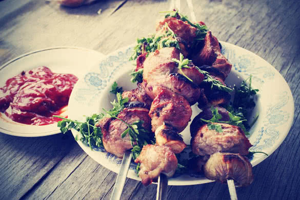 Black Tea Shish Kebabs