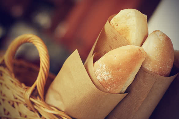 basket of baguette