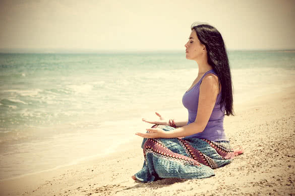 beach meditation