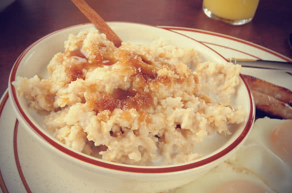 oatmeal with honey