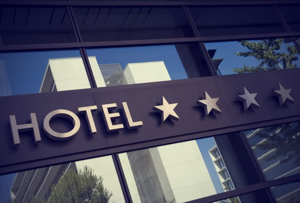 four star hotel sign