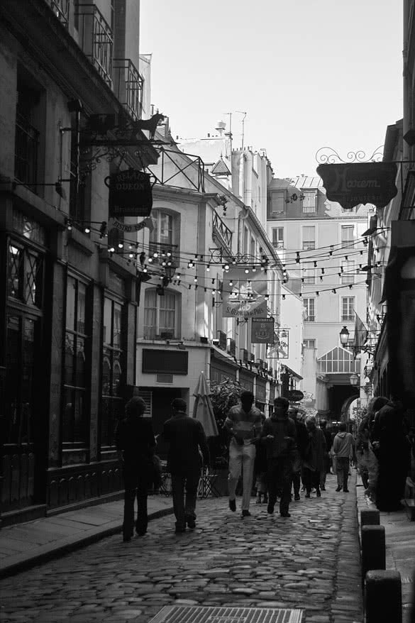 paris pedestrian street