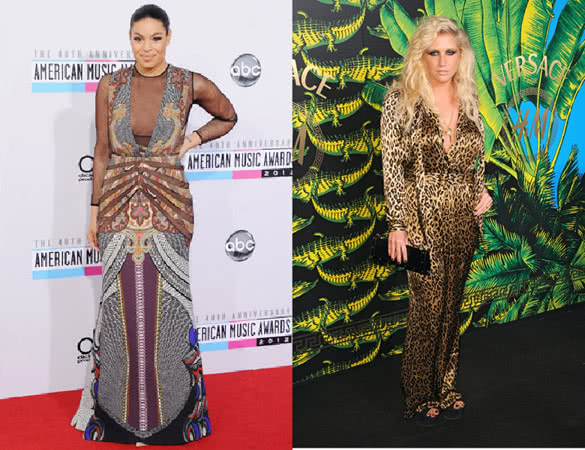Left photo: fashionweekblog.com; right photo: Posh 24