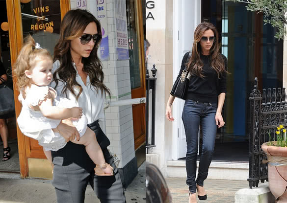 Victoria Beckham Casual Outfit Combination