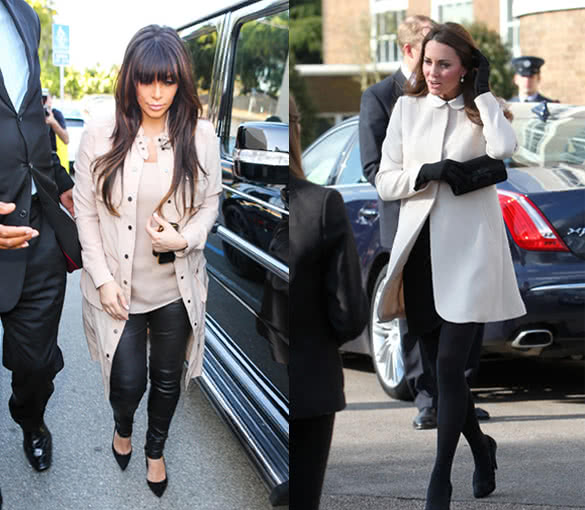 Kim Kardashian Vs Kate Middleton The Do S And Don Ts Of Pregnancy Style Youqueen