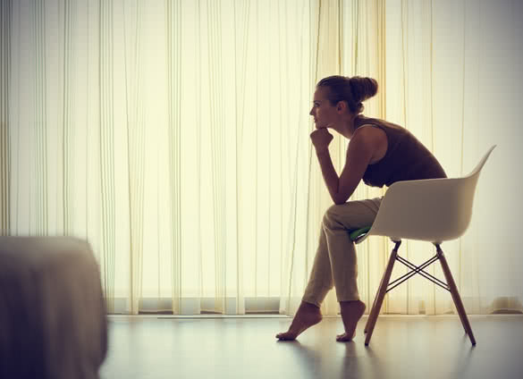 female sitting pose