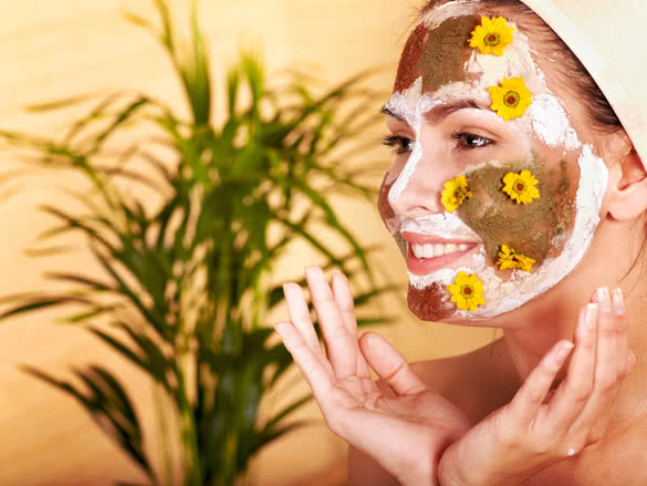 herbal facial mask