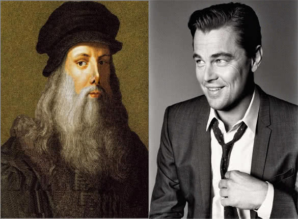 Leonardo Da Vinci and Leonardo DiCaprio