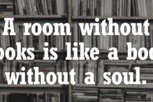 life quote cicero a room without books is like a body without a soul