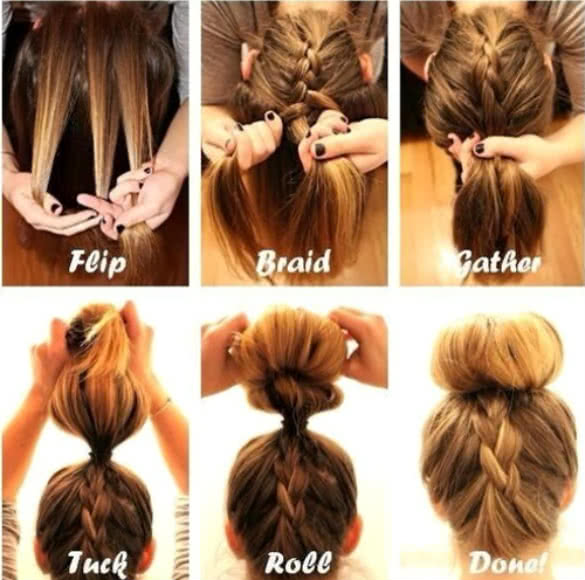 Updo Hairstyles Easy Steps