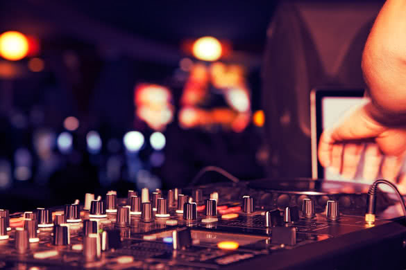 nightclub parties DJ sound equipment