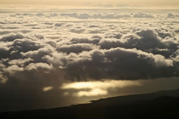 Cloudtops from Haleakala Crater