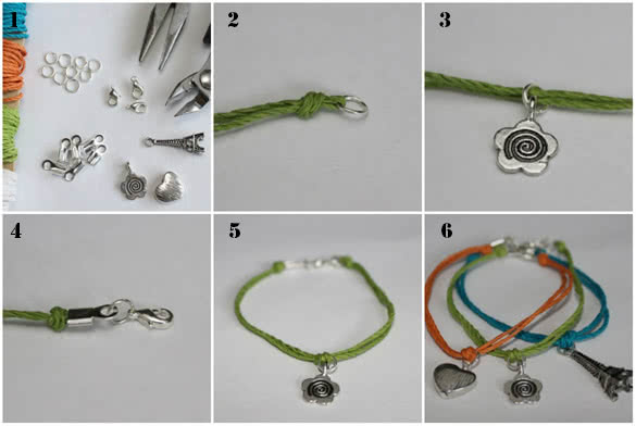 diy-charm-bracelet-collage-6-steps