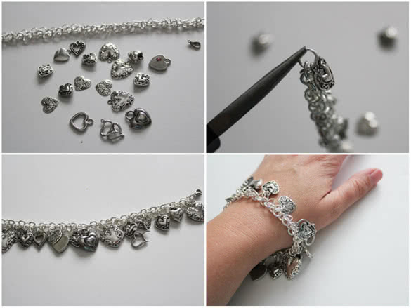 diy-charm-bracelet-collage-steps