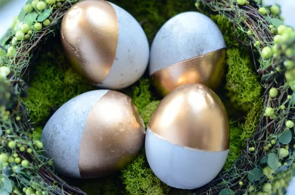 Cement-gold-leaf-eggs