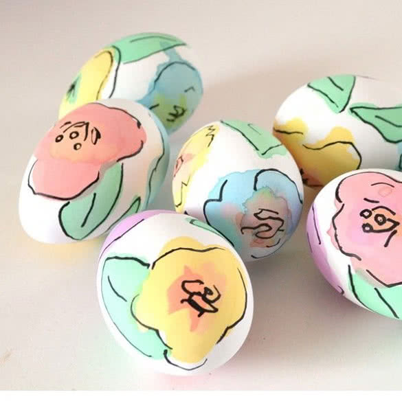 Pastel-flower-eggs
