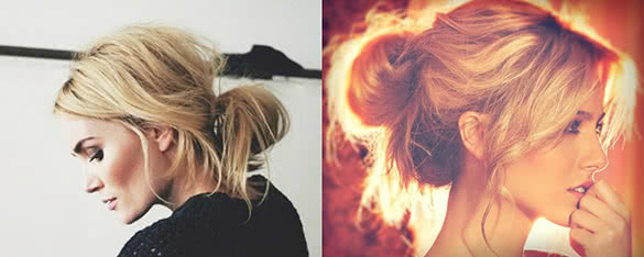 messy-loop-bun-collage-hairstyles