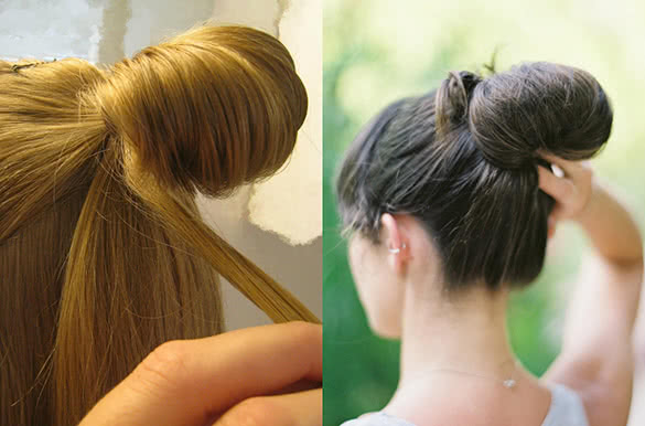 messy-loop-bun-hairstyle