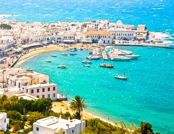 Mykonos Town Chora and Harbor
