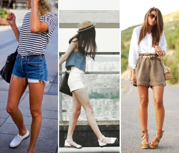 how to wear high waisted shorts