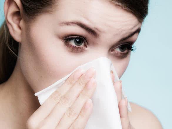 Flu cold or allergy symptom