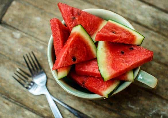 slices of watermelon