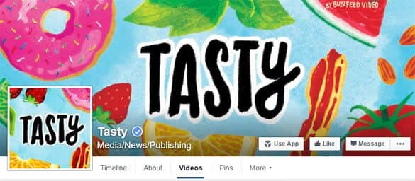 tasty facebook page