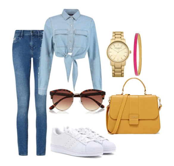 White Sneakers Style Board