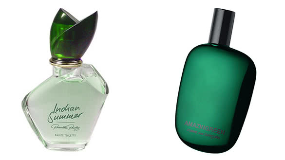 Indian Summer Green by Priscilla Presley and Comme Des Garcons by Amazingreen