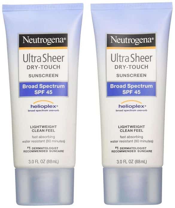 neutrogena sunscreen