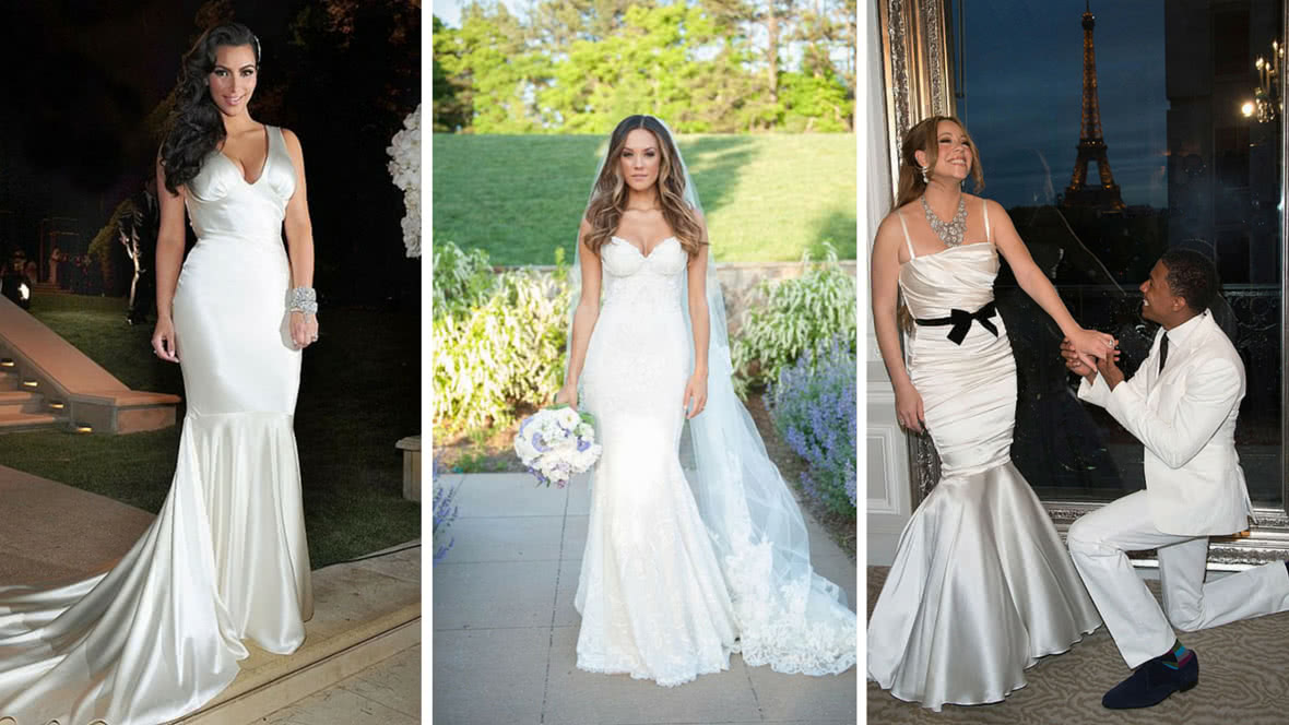 Majestic Celebrity Mermaid Wedding Dresses